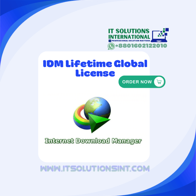 Internet Download Manager (IDM) — Official Genuine Lifetime License Key for 1 PC