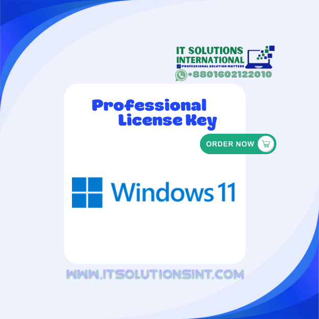 Windows 11 Pro Retail Key — Genuine Lifetime Online Activation for 1 PC